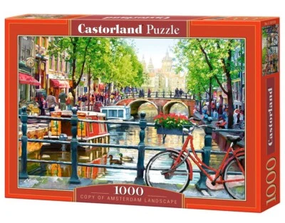 Castorland C-103133-2 Amsterdam Landscape, Puzzle 1000 Teile 68 x 47 cm, Neu