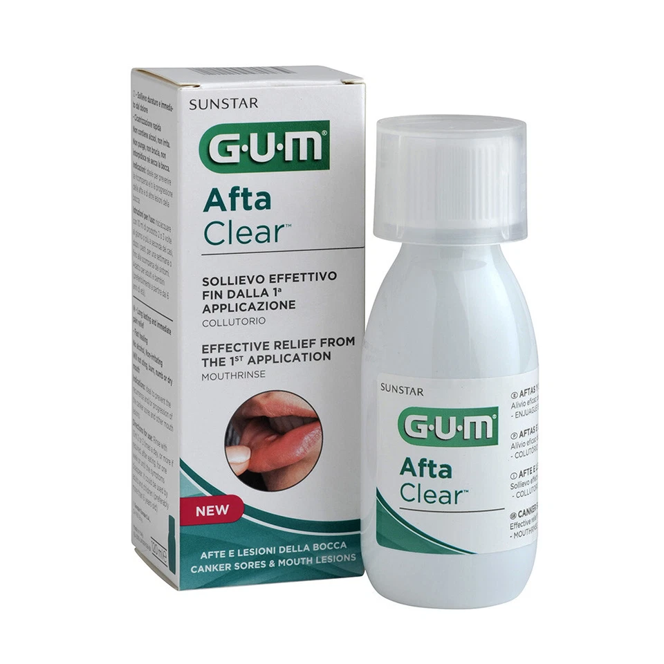 Enjuague bucal GUM Afta Clear 120 ml Foto 1 de 1