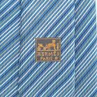 Mehrfarbiges Hermes-Krawatte vollgestreiftes Logo aus 100 % Seide aus Frankreich