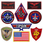 Top Gun Fighter School Us Navy Embroidered Hook & Loop Tactical