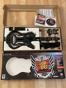 PS3 PlayStation 3 Guitar Hero Warriors Of Rock Activision Dongle Game Box Strap