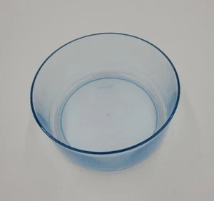 Set of Two Vintage Tupperware Clear Blue Bowls #2042A-3 NO Lids - Bild 1 von 2
