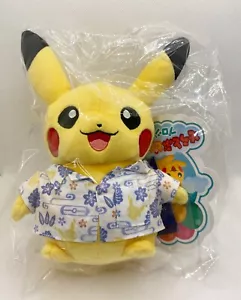 Official Pokemon Pikachu OKINAWA Kariyushi Plush Soft Toy Japan - Picture 1 of 3