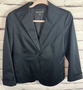 Bolsillos blazer azul oscuro Lafayette 148 para mujer talla 10 pequeños - Imagen 1 de 4