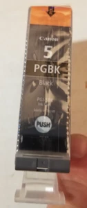 🖨️ Genuine Canon Pixma 🖨️ PGBK 5 Black Ink Cartridge 🖨️ PGI-5BK 🖨️ - Picture 1 of 6