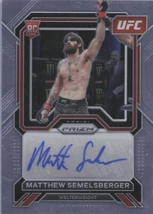 Matthew Semelsberger ~ 2023 Panini Prizm UFC Superstar Autographs #SA-MSB Rookie - Picture 1 of 2