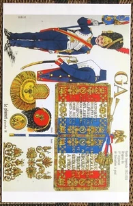 NAPOLEONIC ARMY REGIMENTS   B, ART PRINTS 11.0 inches x 17.0 inches - Picture 1 of 1
