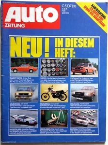 AZ 8-76+OPEL KADETT AERO+VOLVO 343 DL+FIAT ABARTH 131+YAMAHA XT 500+HONDA 125 S - Bild 1 von 1