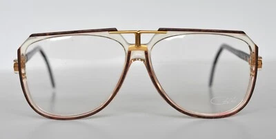 Anteojos Cazal Vintage - NOS - Modelo 636 - Col. 604 - Dorado y Rojo Granate Foto 1 de 3