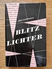 BLITZLICHTER  Zweimal wöchentlich eine Kurzbetrachtung. Otto Goldmann 1955