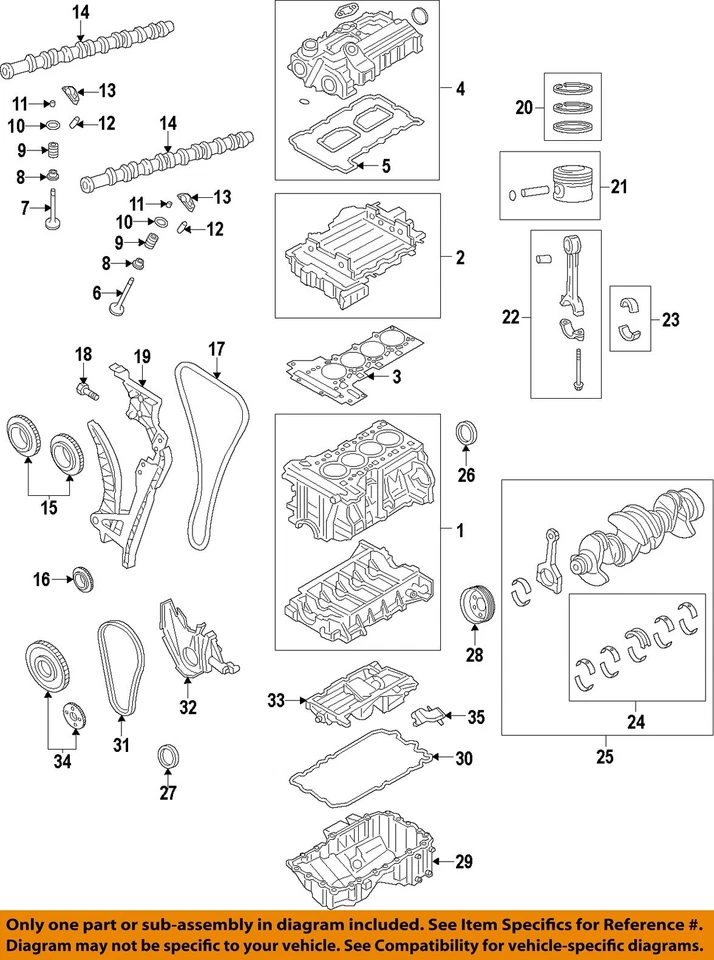 Piezas de motor BMW OEM 12-16 228i - Pan de aceite 11137618512 Foto 1 de 1