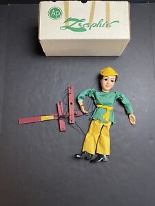 Hazelle's Popular Marionette Puppet Robin Hood #809 With Box Crisp Fairy Tail