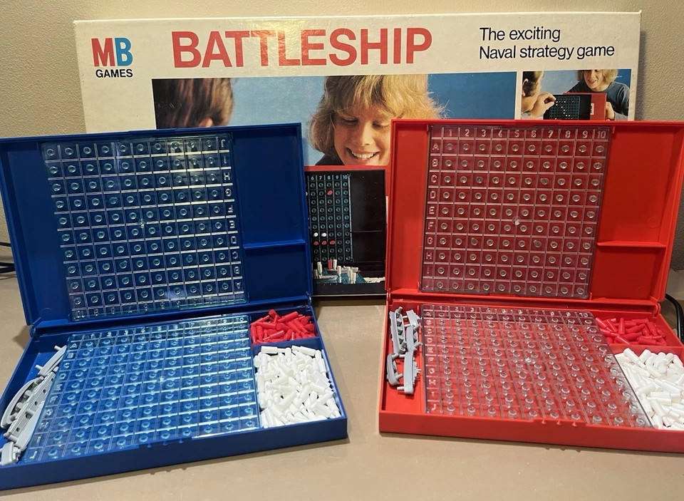 Vintage MB Games Battleship Board Game 1975 Complete Naval Strategy Family Game - Image 1 of 4
