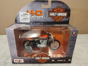 MAISTO HARLEY DAVIDSON XR-750 RACE BIKE HD Motorcycle 1:18 Series 40 Orange - Picture 1 of 11
