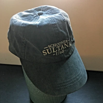 Gorra de béisbol Adams bordada "Goleta Sultana 1768" azul 100 % algodón Foto 1 de 4