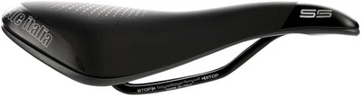 Sillín ergonómico cómodo Selle Italia S 5 Superflow negro rieles de acero al carbono Foto 1 de 2