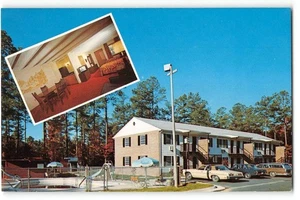 FIVE FORKS MOTEL & CAMPSITES Williamsburg, Virginia 1970s Vintage Postcard - Picture 1 of 2