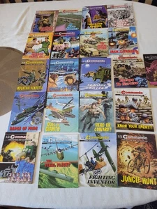 21 Commando Comics Lot4 Stories Of War And Adventure By Dc Thomson Ltd Fleet St - Picture 1 of 7