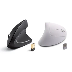 Wireless Mouse PC&Game Ergonomic Design Vertical 1600DPI Optical—Battery vers-tq - Picture 1 of 10