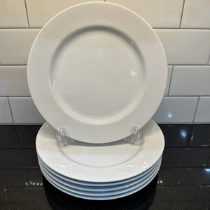 "Juego de 6 platos de ensalada herbáceos micáceos súper blancos Emeril by Wedgwood 9-1/4""" - Imagen 1 de 20
