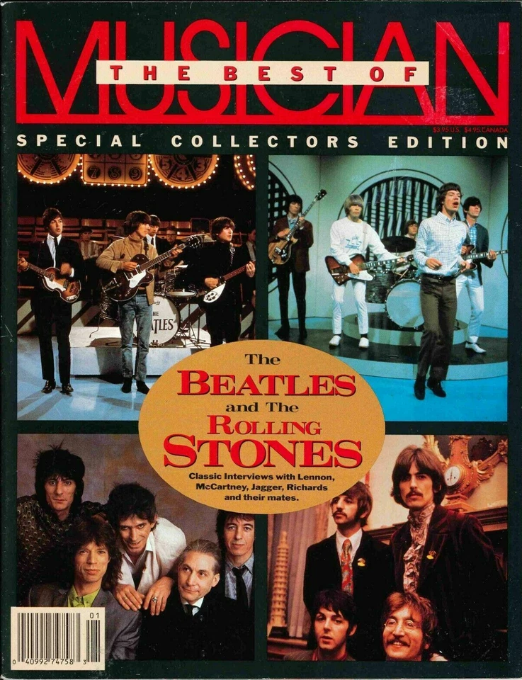 THE BEATLES and THE ROLLING STONES-Musician Magazine special issue 1988 MINT - Image 1 of 1