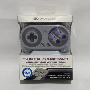 MY ARCADE Super Gamepad Wireless Turbo Controller for NES & SNES Classic Edition - Picture 1 of 6
