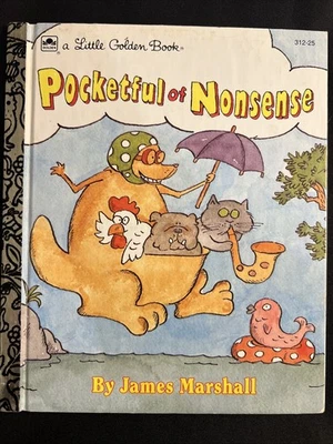 Vintage A Little Golden Book Pocketful Of Nonsense 312-25 1992 #4529 - Image 1 of 4