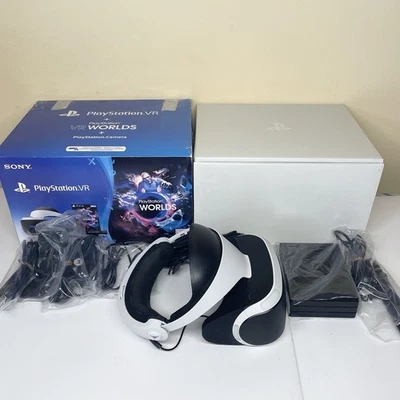 Sony PlayStation VR 1 Completo In Buone Condizioni Con Scatola Originale - Imagen 1 de 4