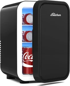 Mini Fridge, 6 Liter/8 Can Small Fridge for Bedroom, Car, Office & Dorm - NEW - Picture 1 of 8