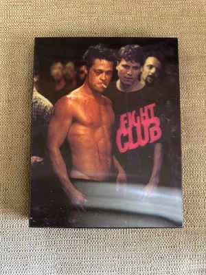 Fight Club Manta Lab Lenticular Fullslip Steelbook 2018 OOP Rare Foto 1 de 4
