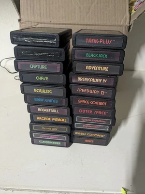 (22) Atari 2600 Cartridge Games Only Lot Sears Roebuck 7800 - Image 1 of 2