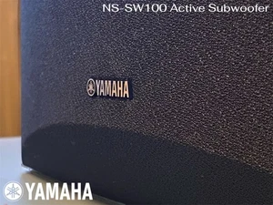 YAMAHA NS-SW100 SUBWOOFER BASSO attivo 25 cm woofer Advanced YST Twisted Flare - Foto 1 di 8