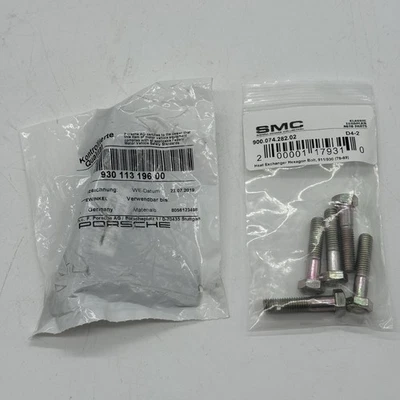 Soporte convertidor catalítico trasero genuino Porsche 911 93011319600 Foto 1 de 3