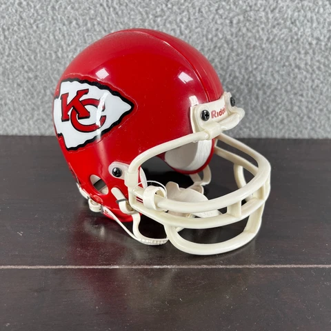 VTG Kansas City Chiefs Mini Helmet Riddell 1995 NFL Football 3 5/8 Size Official Cover