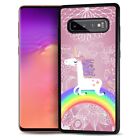 ( For Samsung S8 ) Back Case Cover Aj12665 Unicorn Rainbow