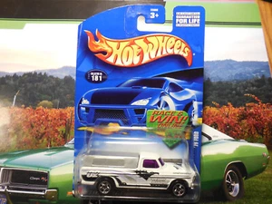 👓Hot Wheels 2002 #181🗻'79 FORD Pickup White w/Camper Shell⭐5-Spokes⚡Black Hawk - Picture 1 of 3
