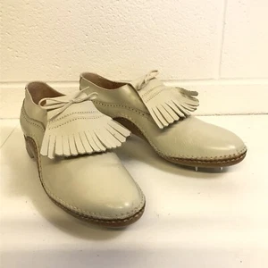 The Pro-Shu Howard & Foca scarpa da golf donna italiana avorio stringata taglia 8A - Foto 1 di 12