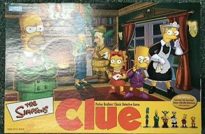 The Simpsons Clue Board Game 2nd Edition 2002 Complete. - Image 1 of 4