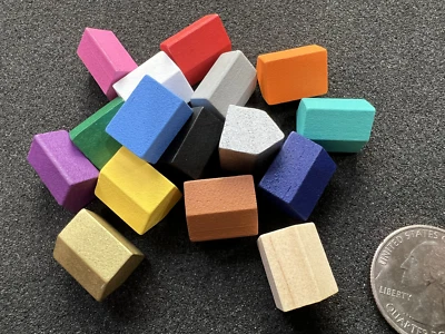 Catan Style Board Game Houses / Settlements - Image 1 of 2