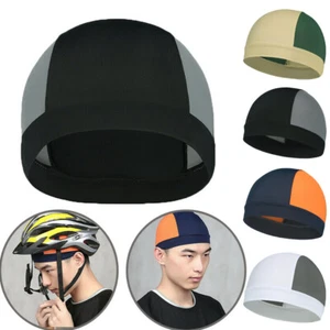 Sweat Wicking Cooling flag Dome Skull Cap Helmet Liner Sport Beanie Durag Hat US - Picture 1 of 21
