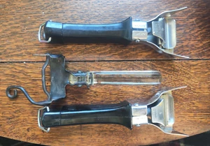 3 Vintage: 1 Pyrex & 2 Corning Ware Removable Glass Metal Handles for Cookware - Picture 1 of 16