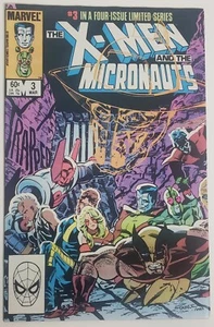 1983 March X-Men And The Micronauts Marvel Comic Book #3 - Bild 1 von 3