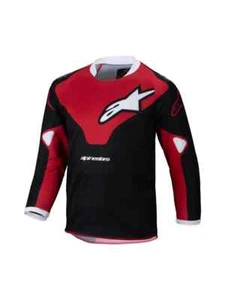 ALPINESTARS - 2025 KIDS RACER VIEL JERSEY BLACK/RED SIZE XXS - Picture 1 of 2