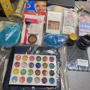 Amazon Health & Beauty NEW Nail Care MakeUp Hair Items Face Mixed Lot 20+Pcs - Picture 1 of 11