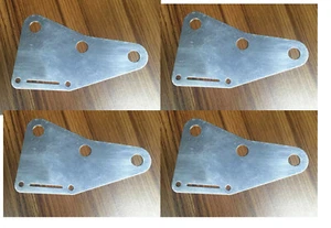4 Stück für US Fender 8 Löcher Strat Gitarre Schlagbrett Steuerung Abschirmung, Aluminium - Bild 1 von 3