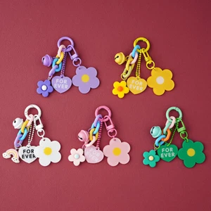 Keyring Key Fob Bag Hanging Key Holder Bag Pendant Keychain Creative Colorful - Picture 1 of 22