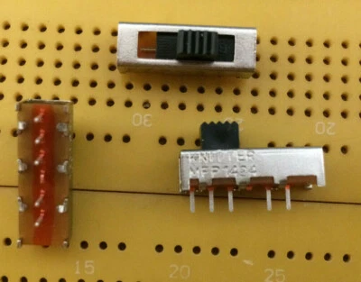 PCB Slide Switch 1 Pole 4 Position Miniature Knitter MFP1424 Multi Qty  - Image 1 of 2