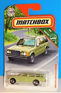 Matchbox 2019 MBX Road Trip Series #3 Mercedes-Benz W123 Wagon Light Green - Picture 1 of 2