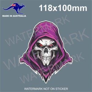 GRIM REAPER STICKER FOR TOOLBOX UTE 4X4 BOAT MOTORCYCLE HELMET WELDER - Bild 1 von 1