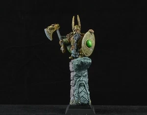 Bemalter Zwergengeneral aus Scibor Miniatures, D&D Figur männlicher Krieger Kämpfer - Bild 1 von 5